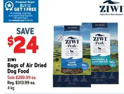 Ren’s Pets Depot ZIWI Bags of Air Dried Dog Food offer