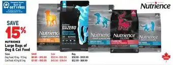 Ren’s Pets Depot NUTRIENCE Large Bags of Dog & Cat Food Sizes offer