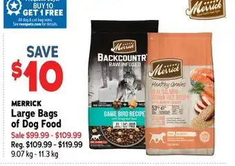 Ren’s Pets Depot MERRICK Large Bags of Dog Food offer