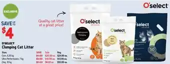 Ren’s Pets Depot O'Select Clumping Cat Litter offer