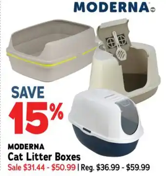 Ren’s Pets Depot MODERNA Cat Litter Boxes offer