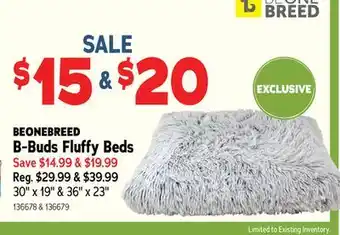 Ren’s Pets Depot BEONEBREED B-Buds Fluffy Beds offer