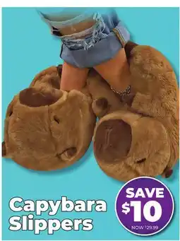 Showcase Capybara Slippers offer