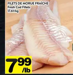 Supermarché PA FILETS DE MORUE FRAÎCHE | Fresh Cod Fillets offer