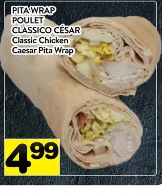 Supermarché PA PITA WRAP POULET CLASSICO CÉSAR | Classic Chicken Caesar Pita Wrap offer