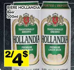 Supermarché PA BIÈRE HOLLANDIA | Hollandia Beer offer