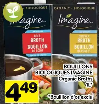 Supermarché PA BOUILLONS BIOLOGIQUES IMAGINE | Imagine Organic Broths offer