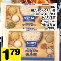 Supermarché PA RIZ BLANC À GRAINS LONGS DUNYA HARVEST | Dunya Harvest Long Grain White Rice offer