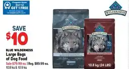 Ren’s Pets Depot BLUE WILDERNESS Large Bags of Dog Food offer