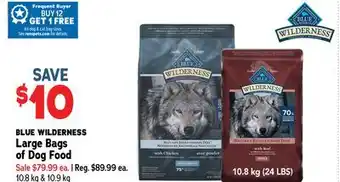 Ren’s Pets Depot BLUE WILDERNESS Large Bags of Dog Food offer