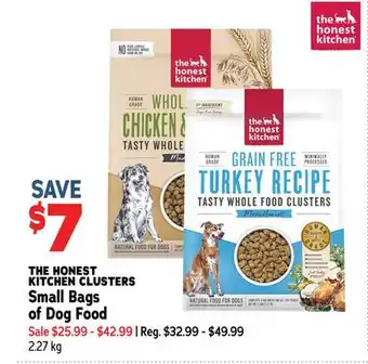 Ren’s Pets Depot THE HONEST KITCHEN CLUSTERS Small Bags of Dog Food offer