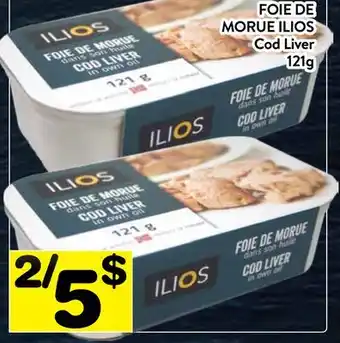 Supermarché PA FOIE DE MORUE ILIOS | Ilios Cod Liver offer