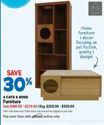 Ren’s Pets Depot 4 CATS & DOGS Furniture offer