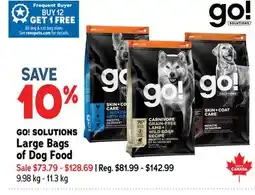 Ren’s Pets Depot GO! SOLUTIONS Large Bags of Dog Food offer