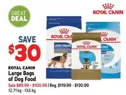 Ren’s Pets Depot ROYAL CANIN Large Bags of Dog Food offer