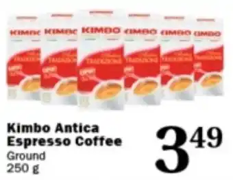 Ferraro Foods Kimbo Antica Espresso Coffee offer