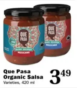 Ferraro Foods Que Pasa Organic Salsa offer