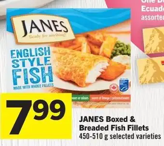 Co-op Atlantic Janes boxed & breaded fish fillets offer