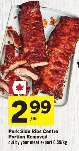 Co-op Atlantic Pork side ribs centre portion removed offer