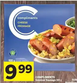 Co-op Atlantic Compliments smoked sausage offer