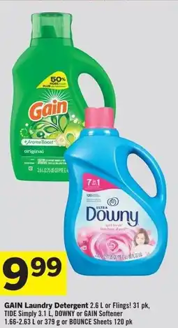 Co-op Atlantic Gain laundry detergent offer