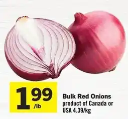 Co-op Atlantic Bulk Red Onions offer