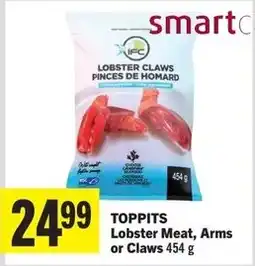 Toppits lobster meat, arms or claws