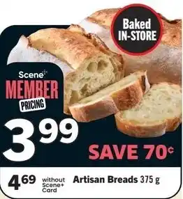 Co-op Atlantic Artisan Breads offer