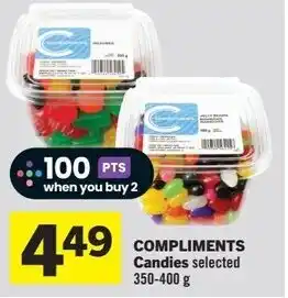 Co-op Atlantic Compliments candies offer