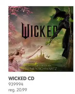 Toys R us WICKED CD offer