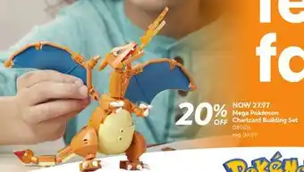 Toys R us Mega Pokémon Charizard Building Set offer