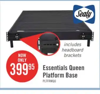 The Brick Sealy Essentials Queen Platform Base offer