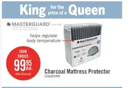 The Brick Masterguard Charcoal Tencel Queen Mattress Protector offer