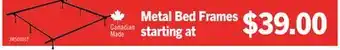 The Brick Twin/Full Metal Glider Bed Frame offer