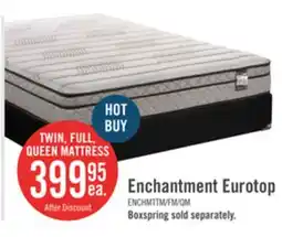 The Brick Springwall Enchantment Eurotop Twin Mattress offer