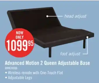 The Brick Beautyrest Advanced Motion 2 Queen Adjustable Base offer