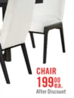 The Brick Alma Dining Chair with Boucle Fabric - Charcoal Black & White offer