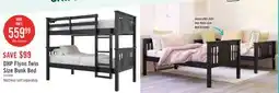 The Brick DHP Flynn Twin Size Bunk Bed - Black offer