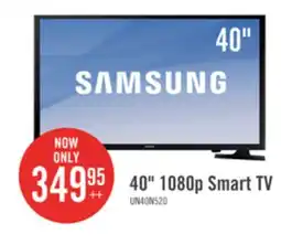 The Brick Samsung 40 LED Direct Lit Full HD Wide Colour Enhancer 60Hz Smart TV (UN40N5200AFXZC) offer