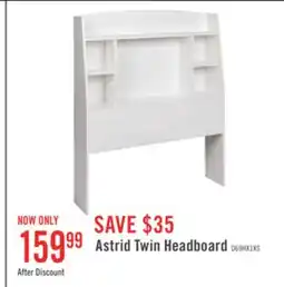 The Brick Astrid Twin Headboard - White offer