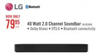 The Brick LG 2.0 CH Bluetooth Dolby Atmos DTS:X Soundbar (SK1.ACANLLK) offer