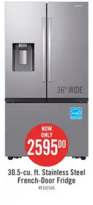 The Brick Samsung 36 31 Cu. Ft. Full Depth French-Door Refrigerator - Stainless Steel - RF32CG5400SRAA offer