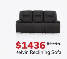 Dot Furniture Kelvin Reclining Sofa offer