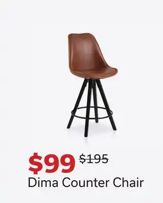 Dot Furniture Dima Counter Chair offer