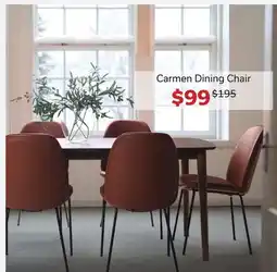 Dot Furniture Carmen Dining Chair offer