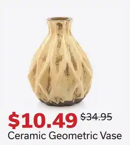 Dot Furniture Ceramic Geometric Vase offer