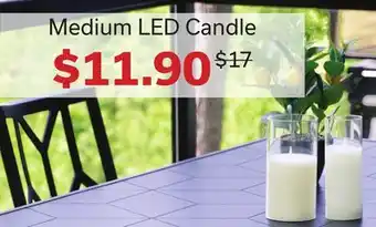 Dot Furniture Medium LED Candle offer