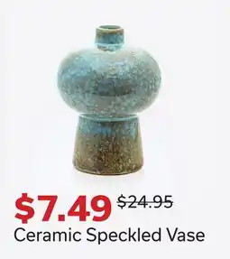 Dot Furniture Ceramic Speckled Vase offer