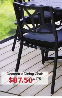 Dot Furniture Geometric Dining Chair offer