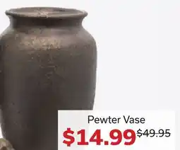 Dot Furniture Pewter Vase offer